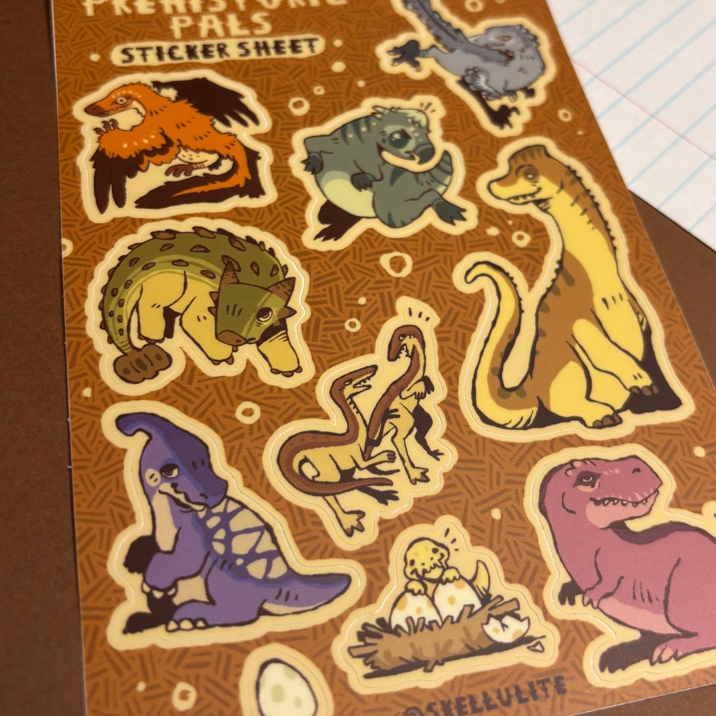 Prehistoric Pals - Sticker sheet