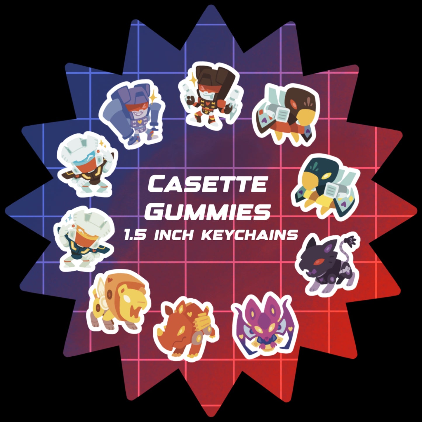 Casette Gummies - Keychains