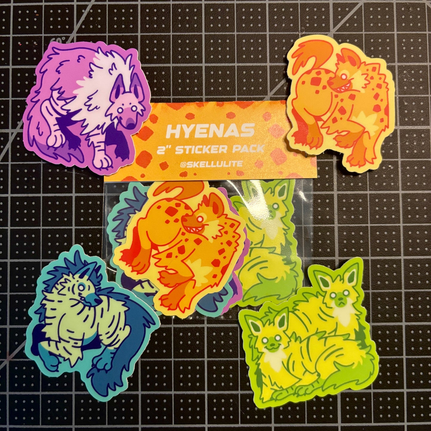 Hyenas - Sticker set