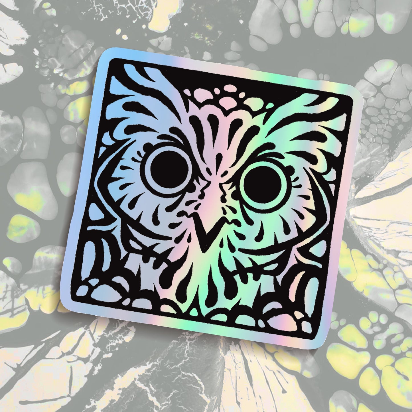 Holo owl - Sticker