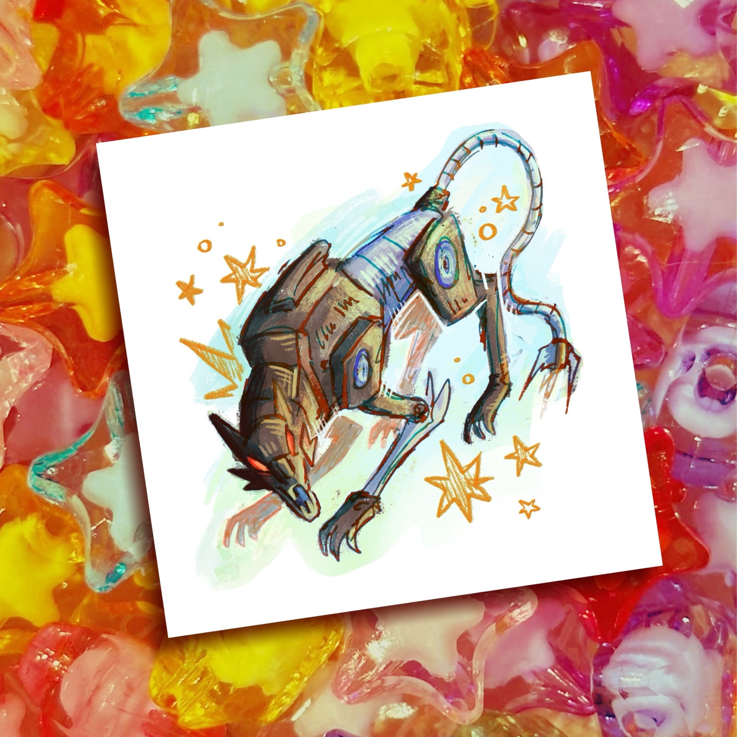 Starry Ravage - print