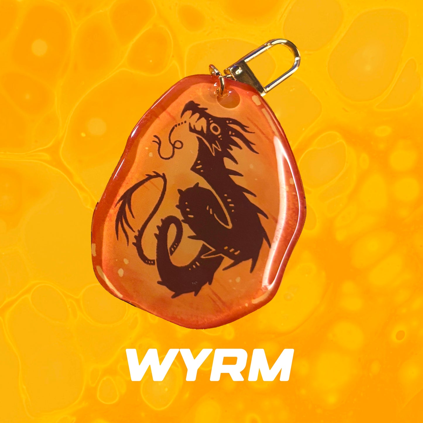 Amber Dragons - Keychains