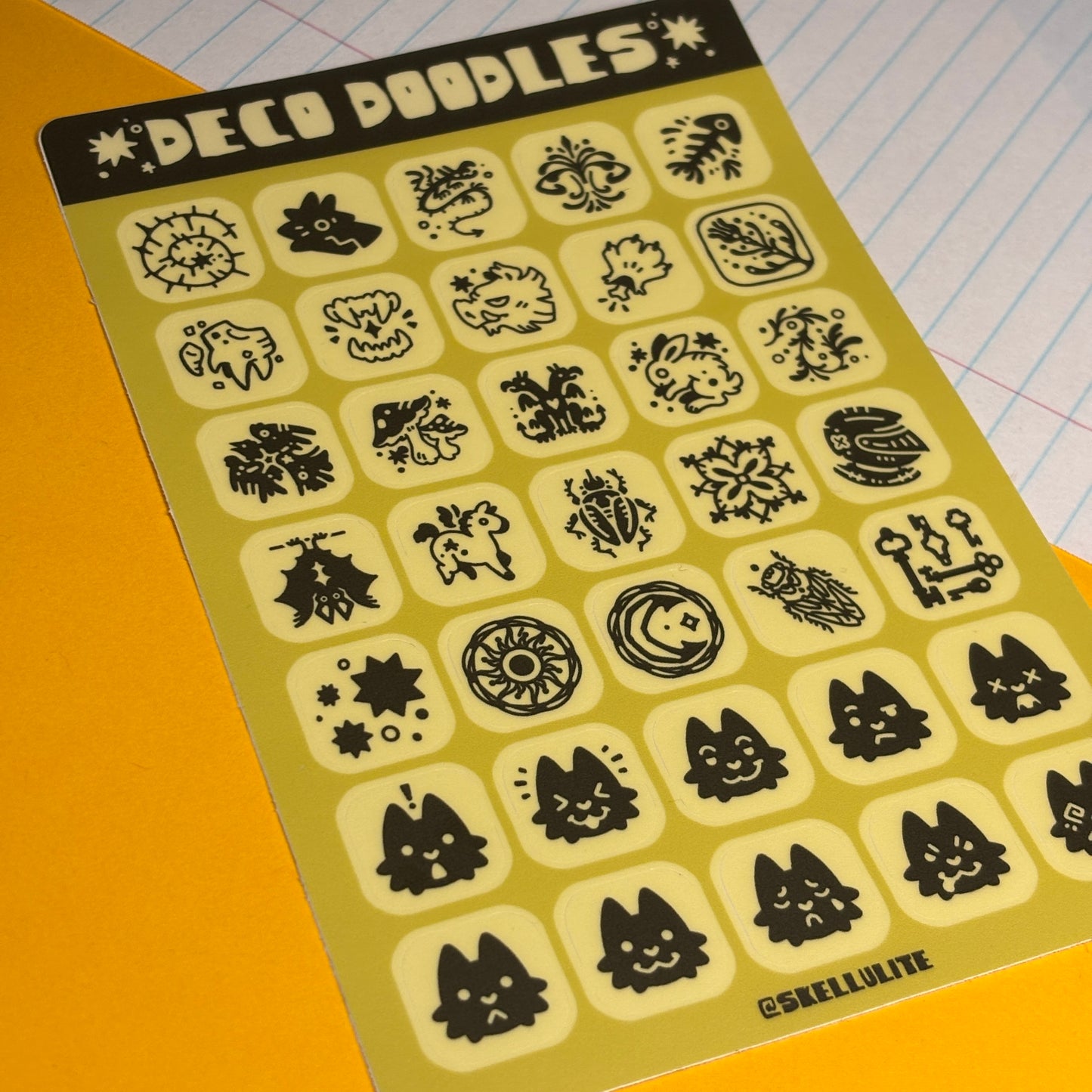 Deco doodles - Sticker Sheet