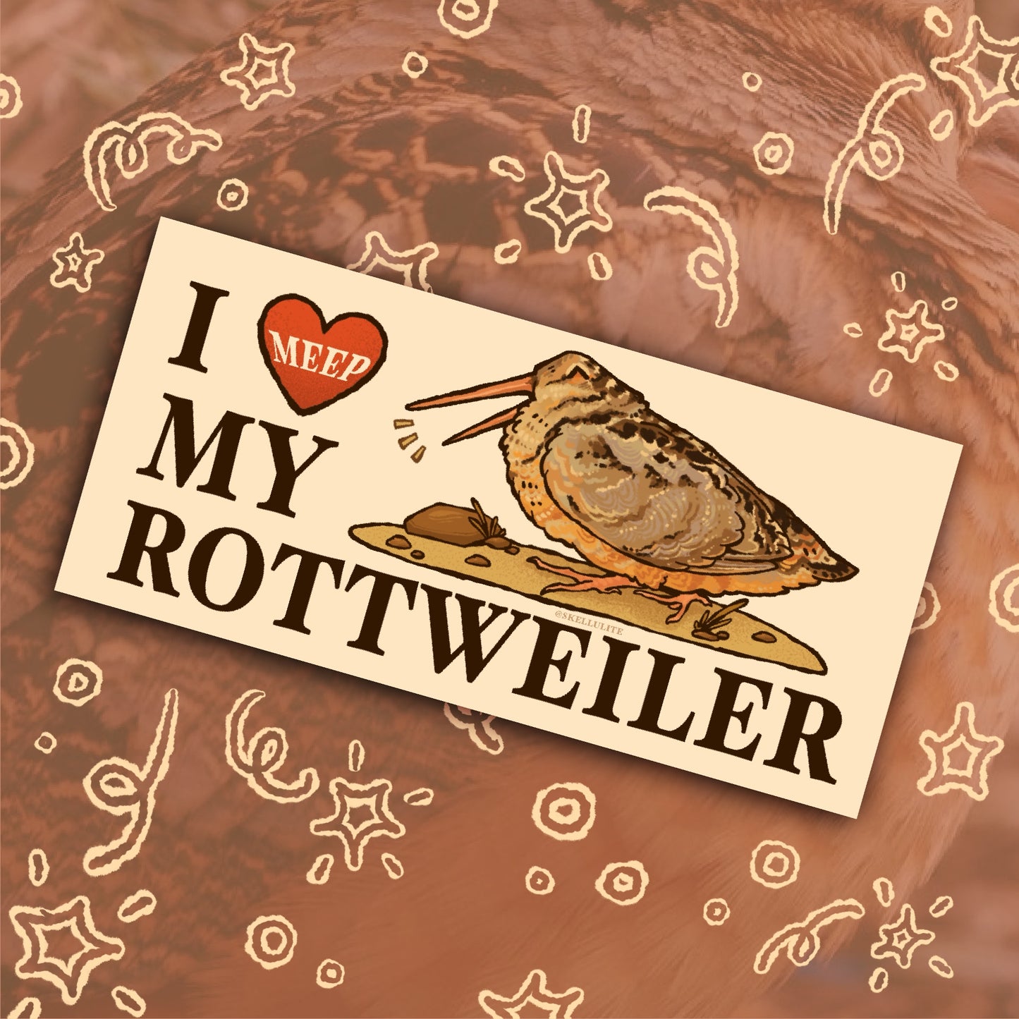 I Heart my Rottweiler - Bumper sticker