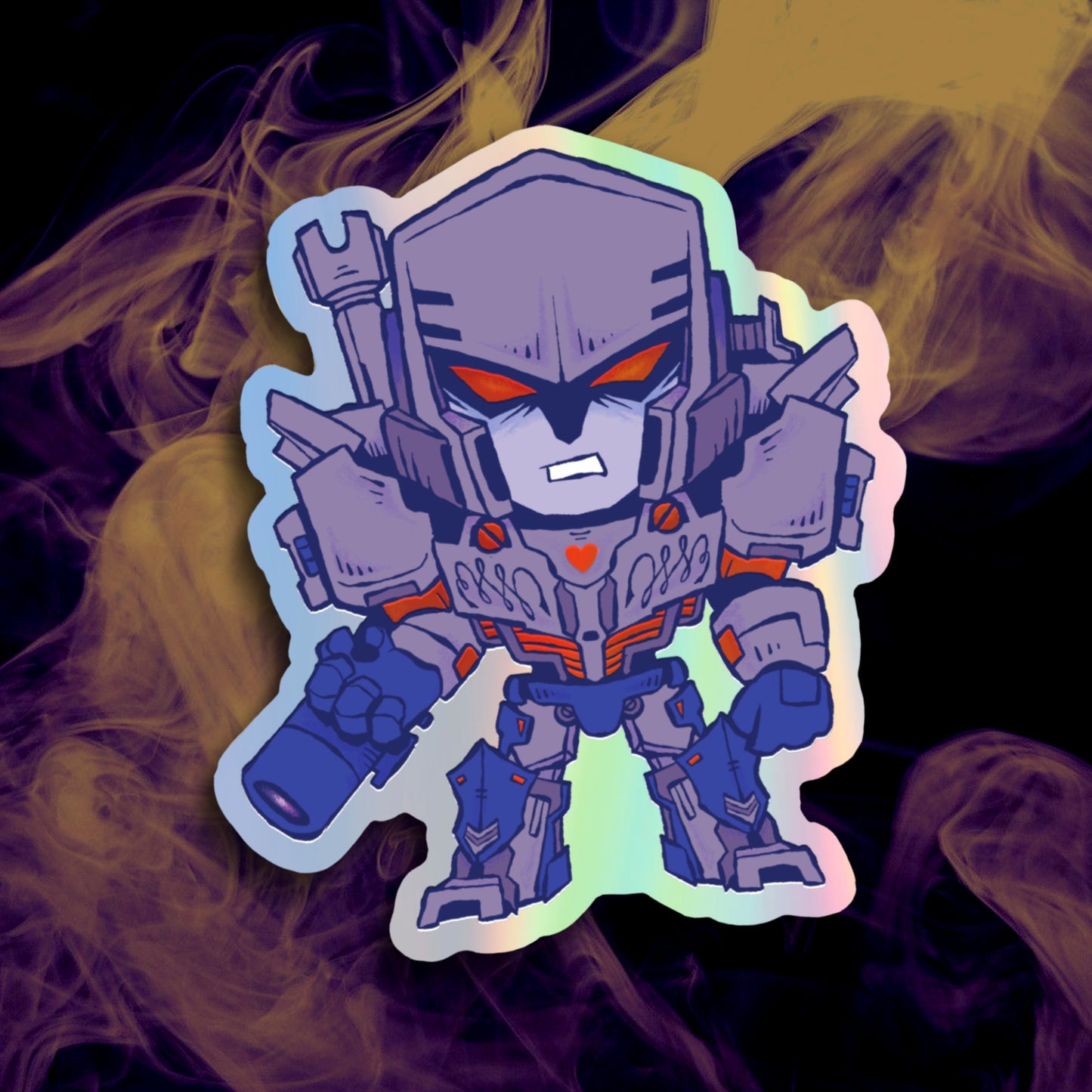 Chibi Megs - Holo Sticker