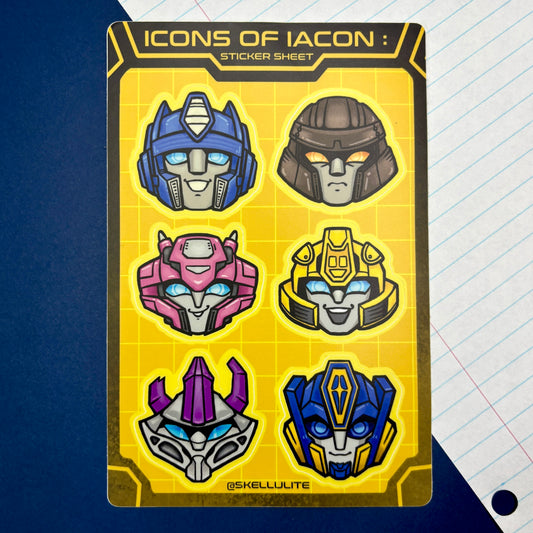 Icons of Iacon - Sticker sheet