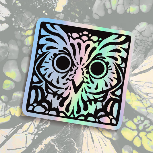 Holo owl - Sticker