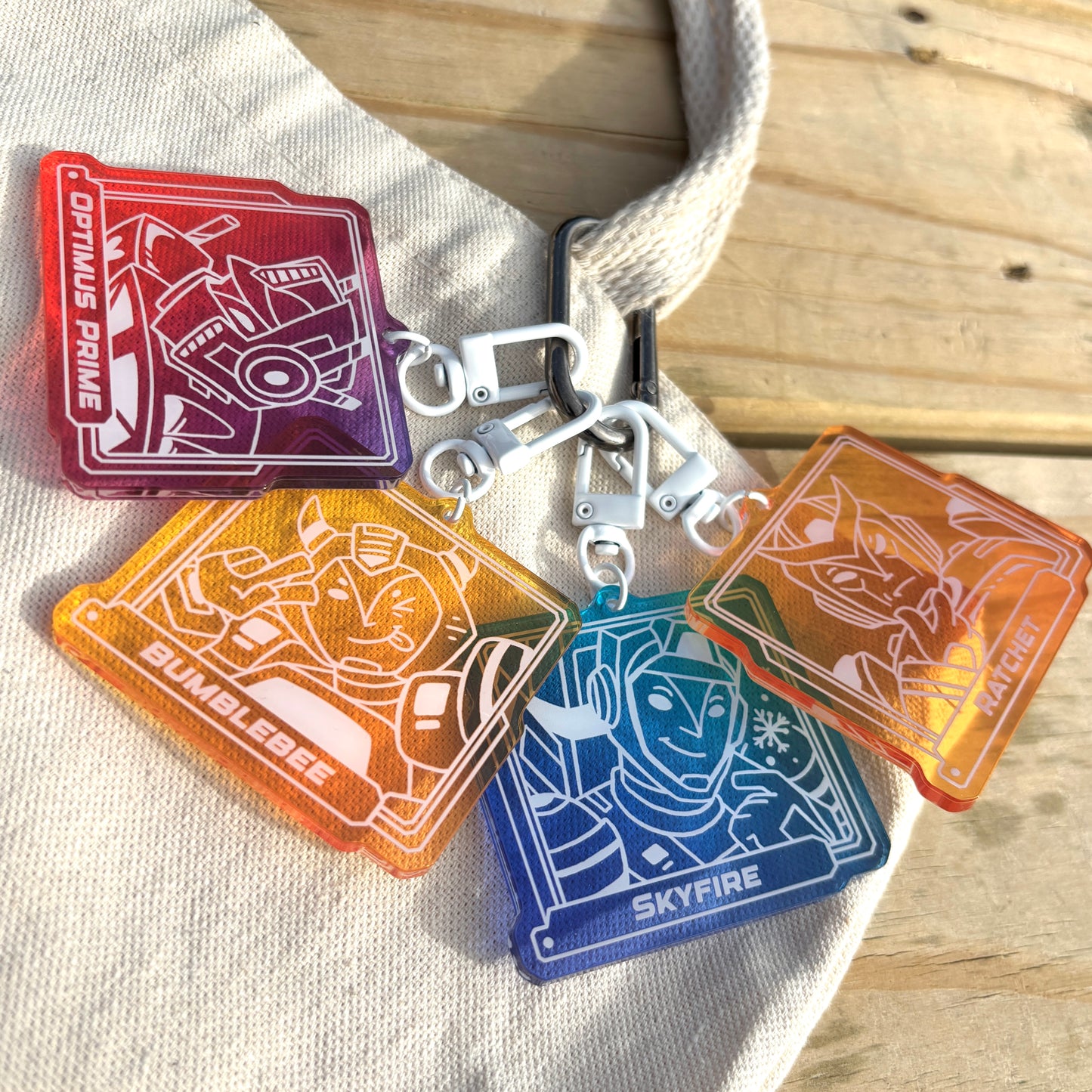 Autobot portraits - Keychains