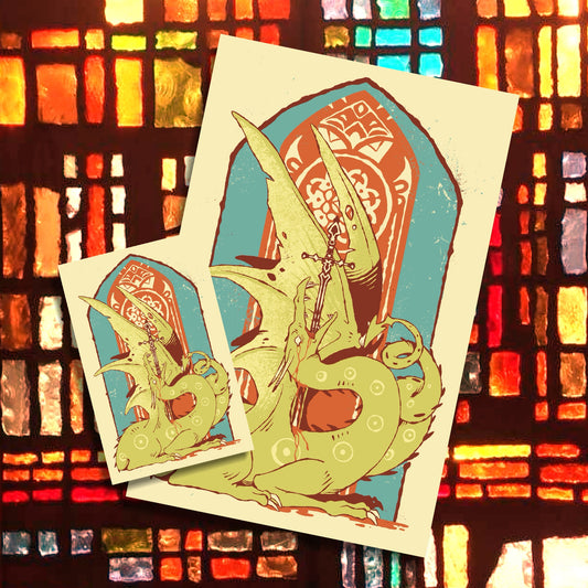 Slain dragon - Print