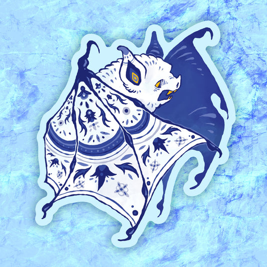 Porcelain Bat - Sticker