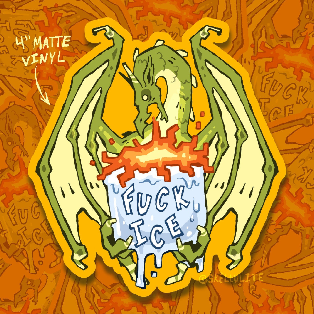 FUCK ICE - Donation sticker