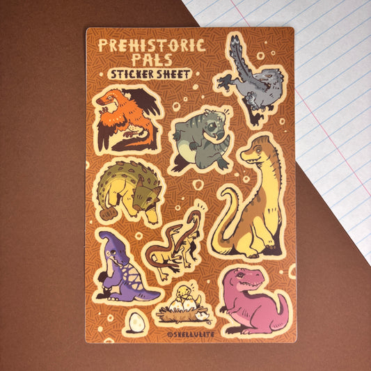 Prehistoric Pals - Sticker sheet
