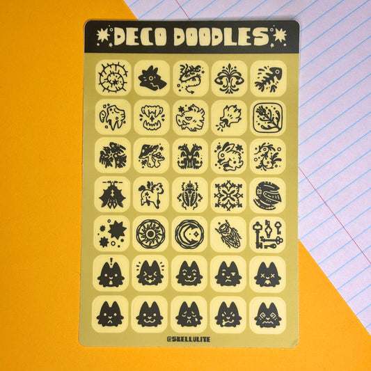 Deco doodles - Sticker Sheet