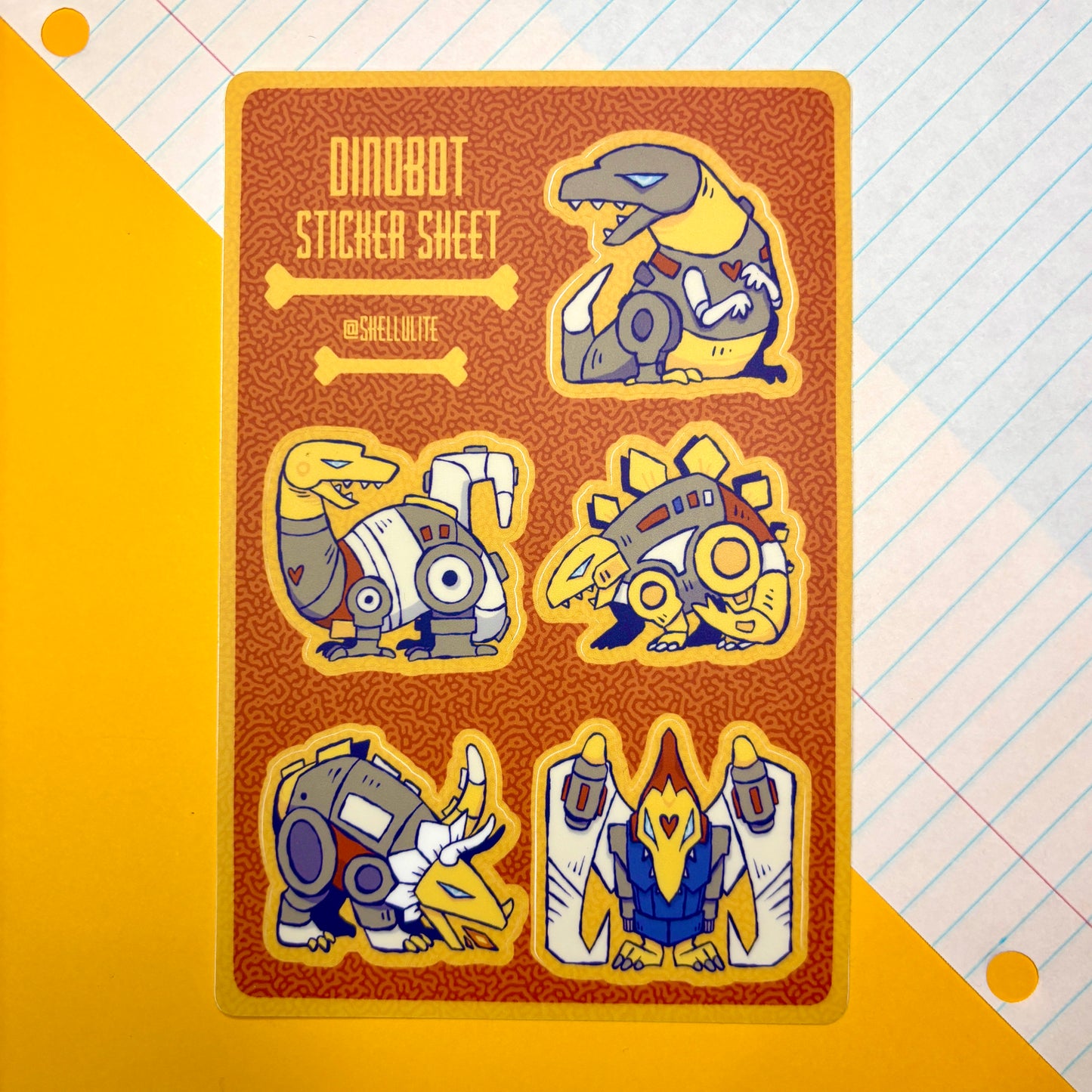 Dinobots - Sticker sheet