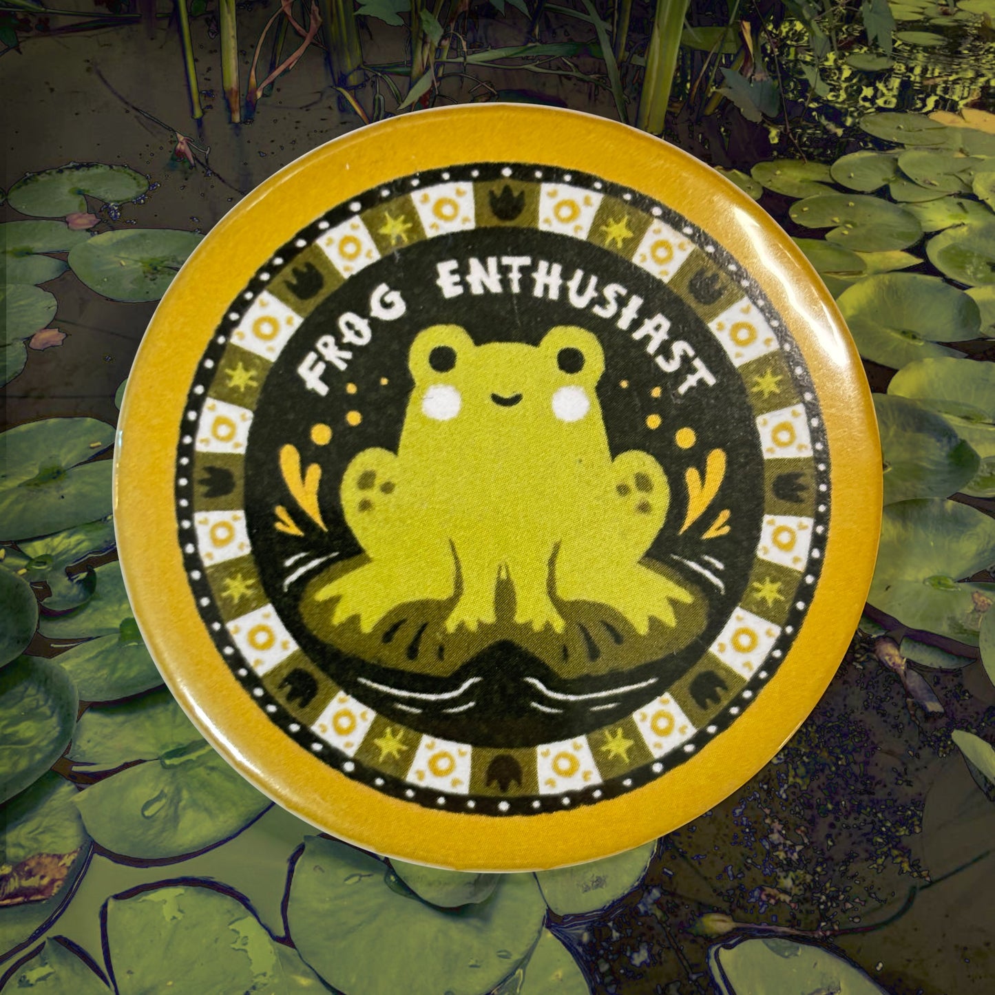 Frog enthusiast - button