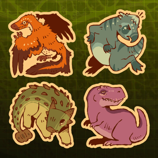 Prehistoric pals - Sticker pack