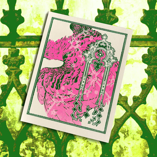 Raptors refuge - Riso Print