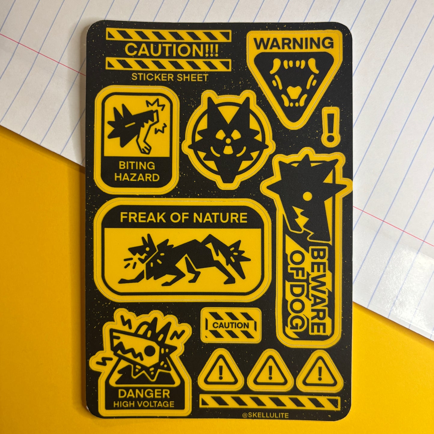 CAUTION!!! - Sticker Sheet