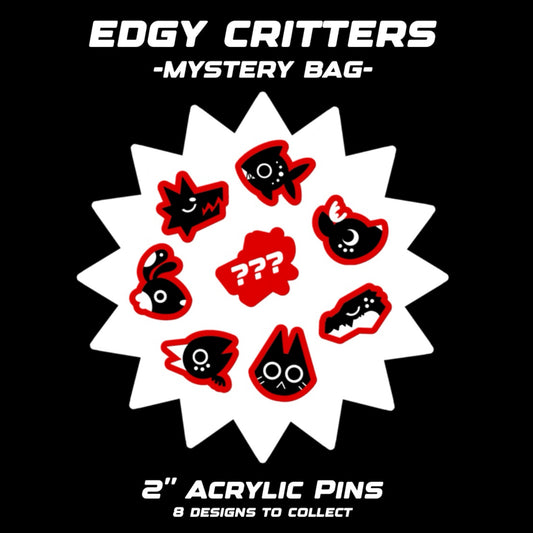 Edgy Critters - Mystery pins