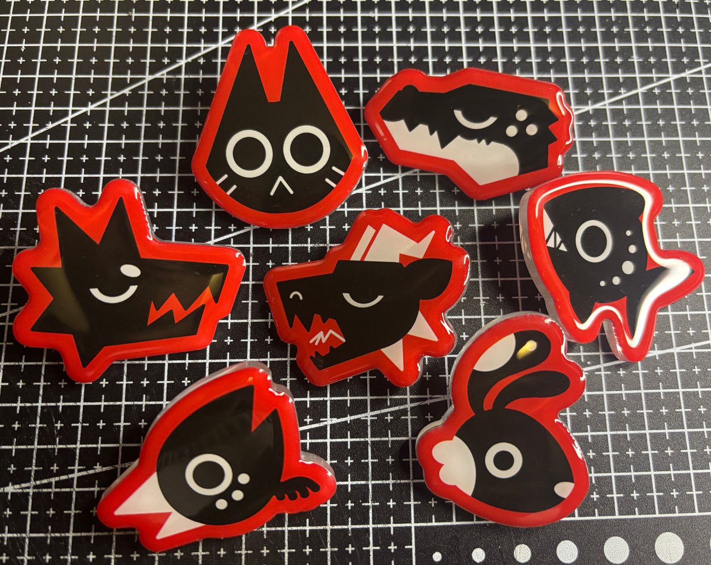 Edgy Critters - Mystery pins